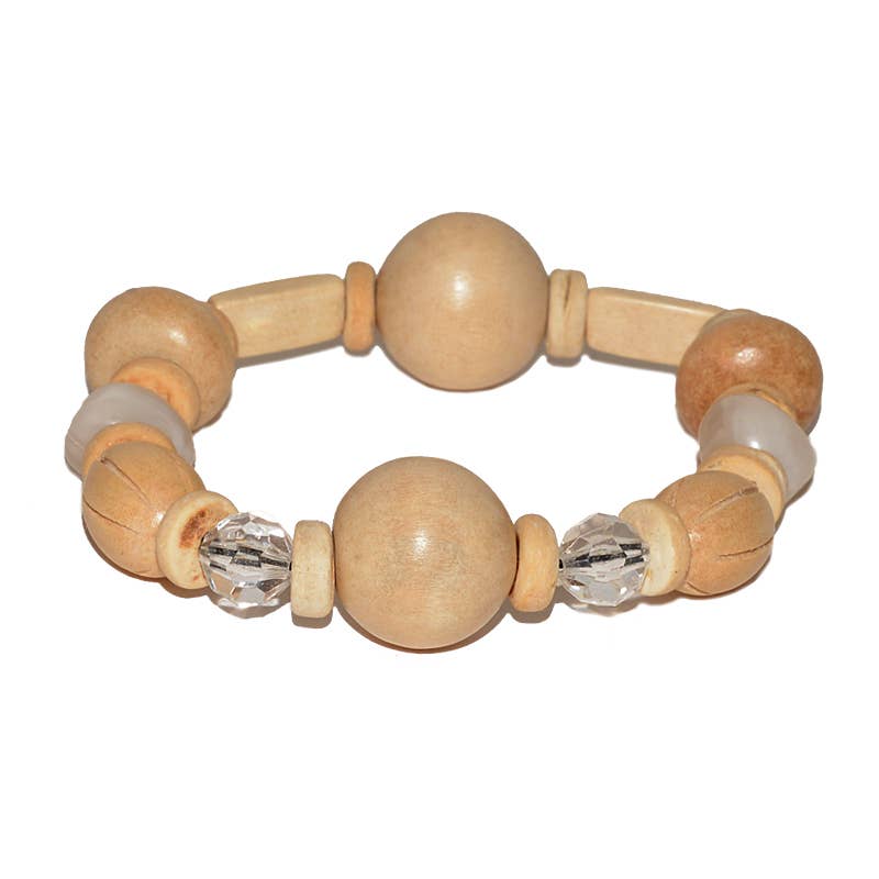 Assorted Natural Beaded Bracelets