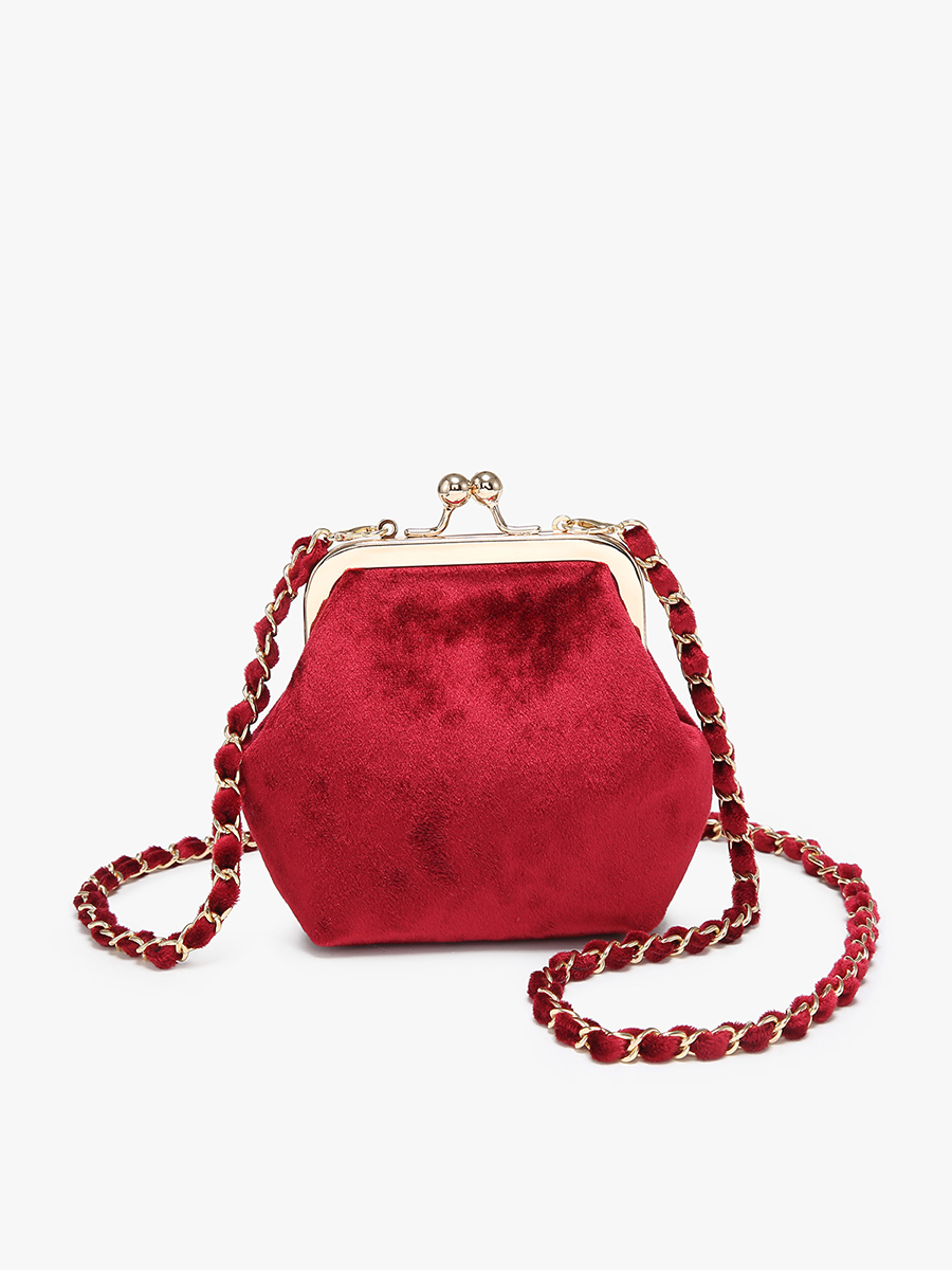 Cleo Velvet Coin Pouch Crossbody | CP2338V