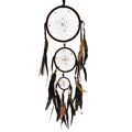 Triple Dreamcatcher With Feathers