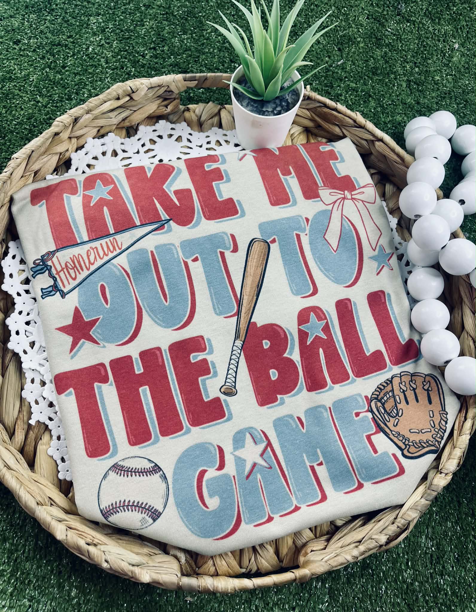 T-shirt Take me out to the ball game