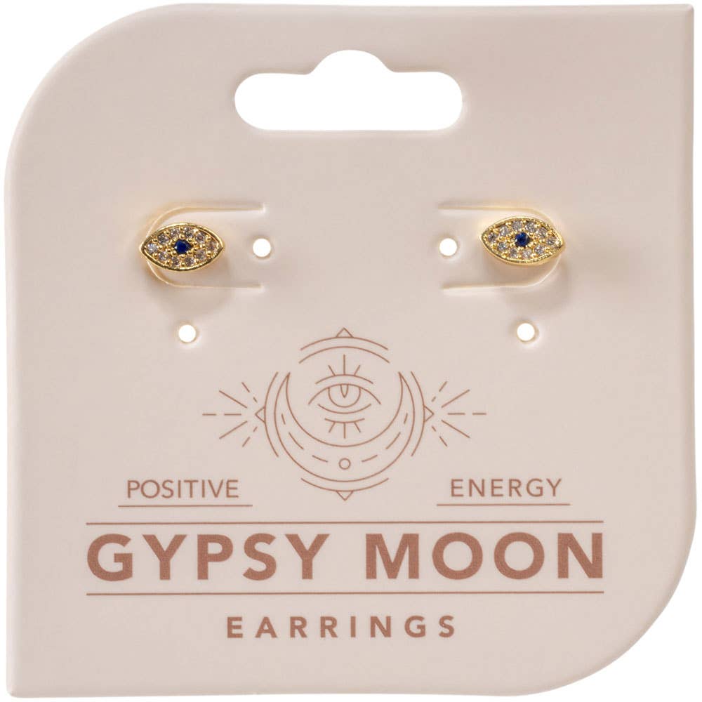GOLD COLOR EVIL EYE STUDS