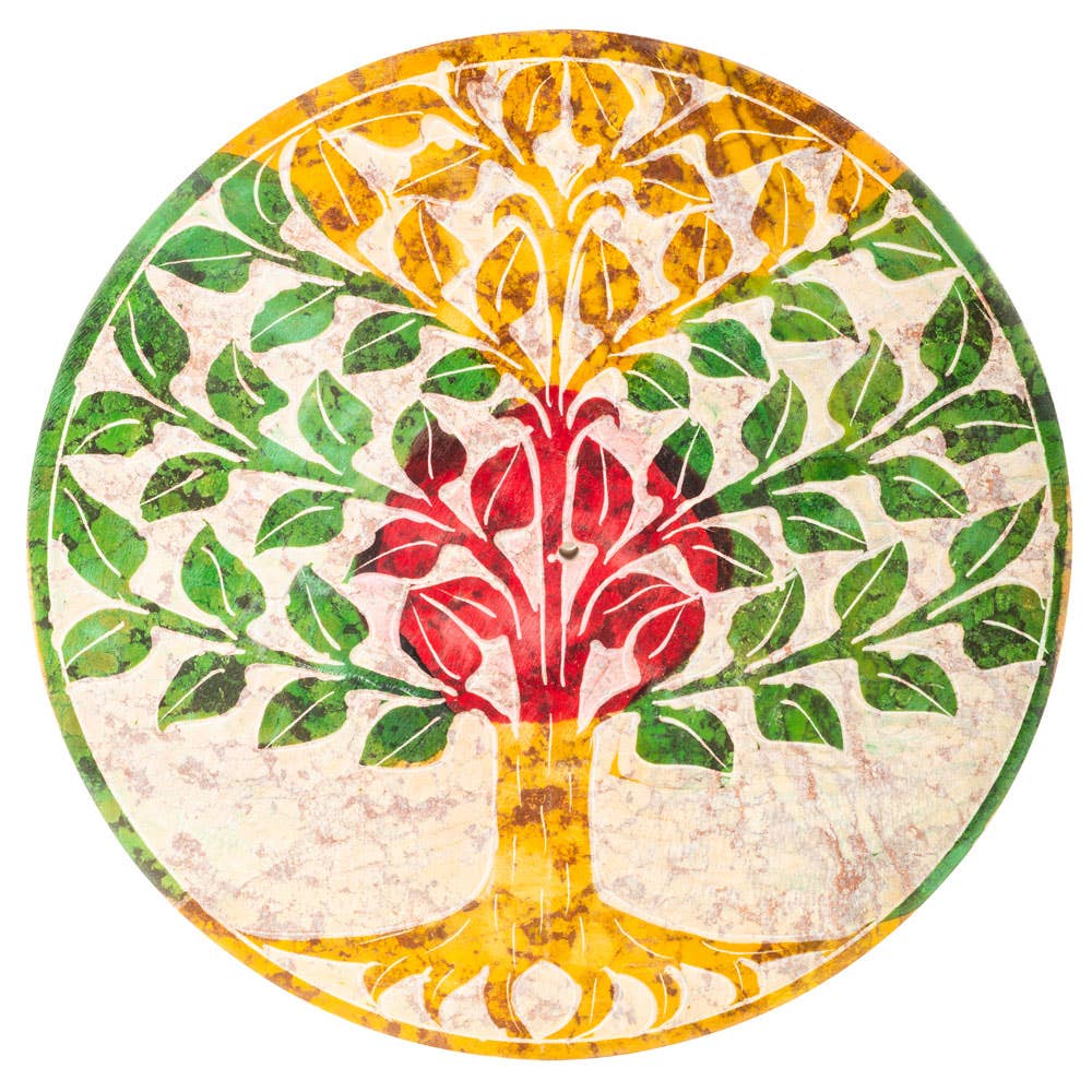4" TREE OF LIFE NATURAL INCENSE BURNER