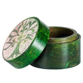TREE OF LIFE 2" ROUND SOAPSTONE BOX