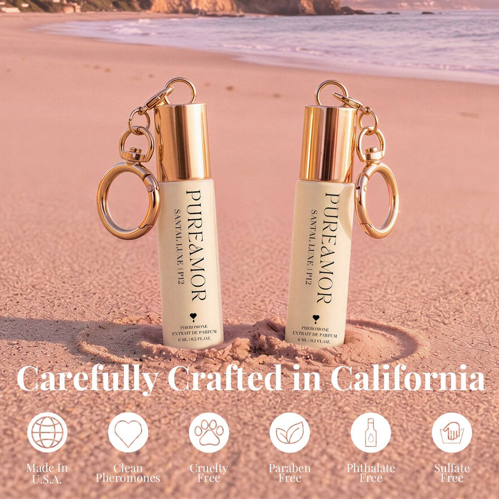 Santal Luxe | Roll-on Pheromone Keychain Perfume Oil - 6ml