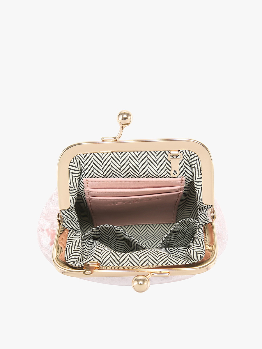 Cleo Velvet Coin Pouch Crossbody | CP2338V