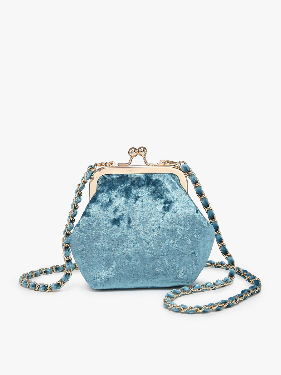 Cleo Velvet Coin Pouch Crossbody | CP2338V
