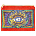 Evil Eye With Gold Cosmetic Purse