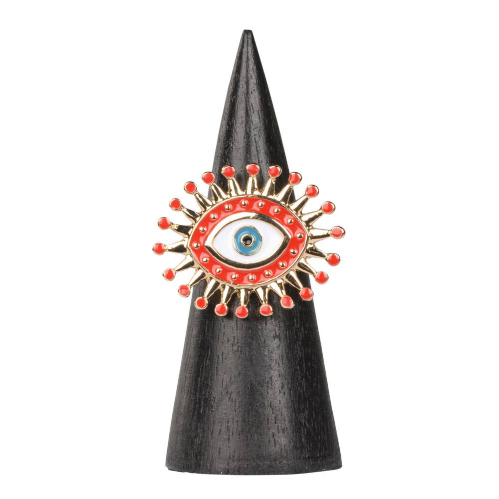 Gold Evil Eye Adjustable R
