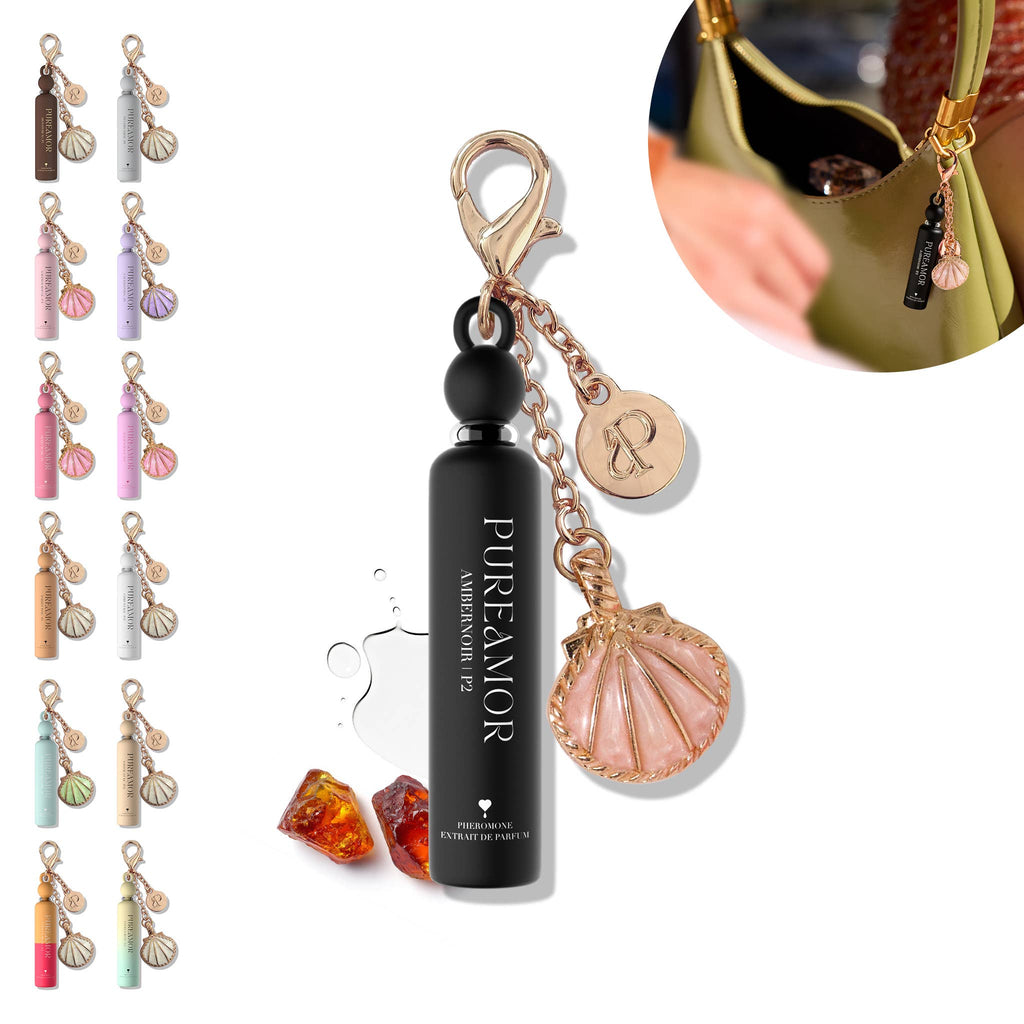 Amber Noir | Pheromone Keychain Perfume Oil - 2ml