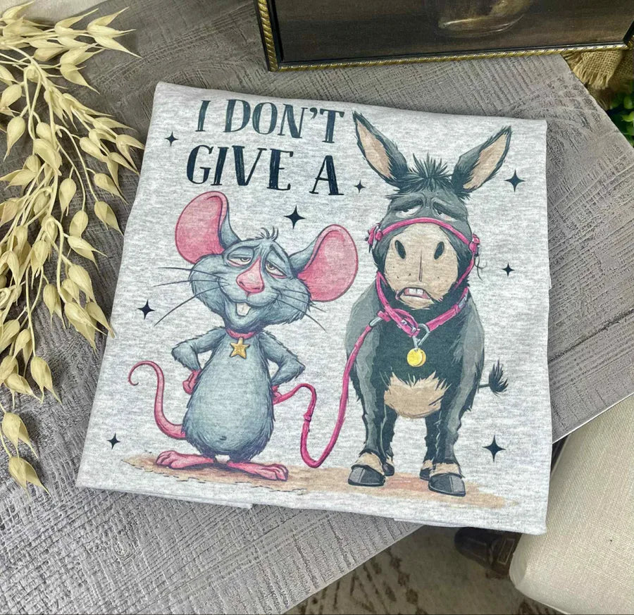 T-shirt I don't give a rats ass