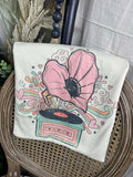 T-shirt with vintage Heart record player