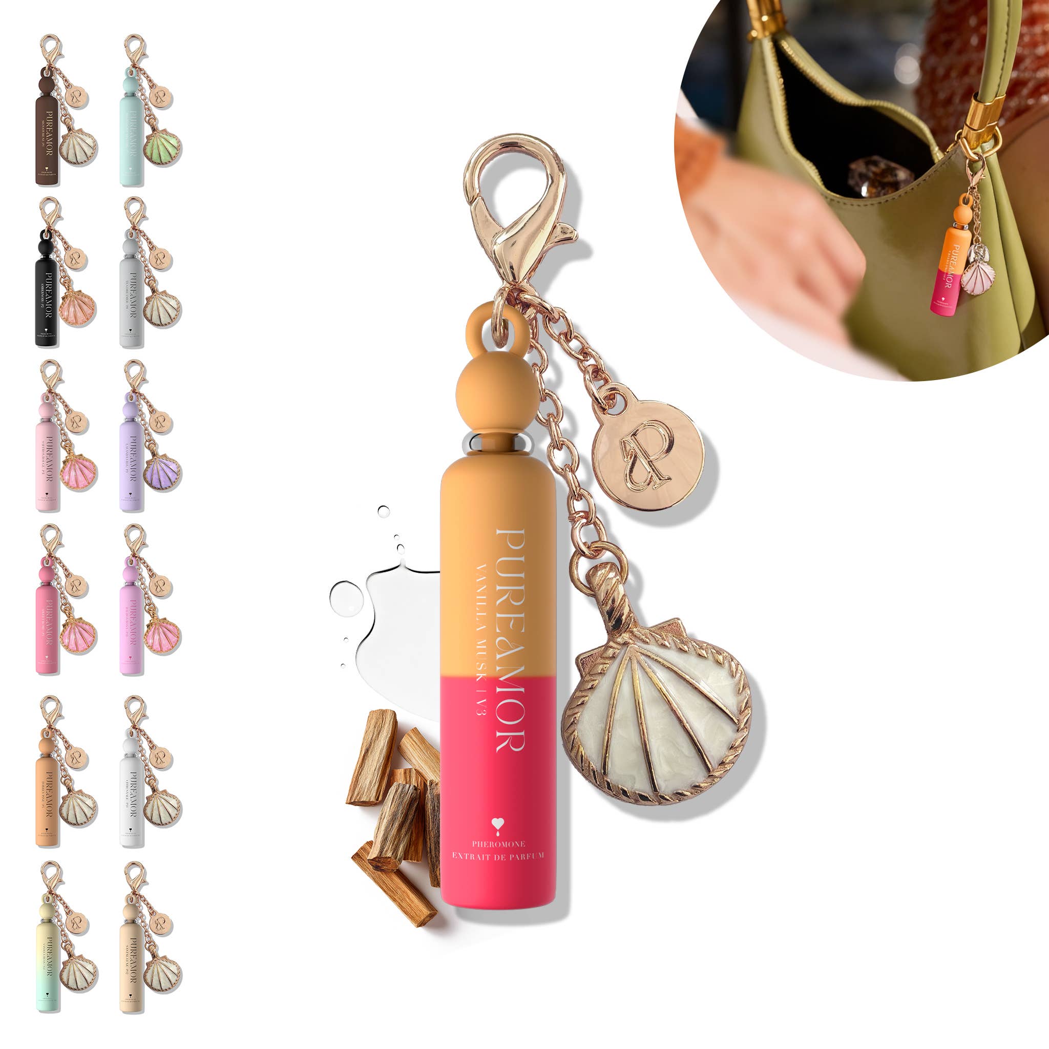 Vanilla Musk | Pheromone Keychain Perfume Oil - 2ml