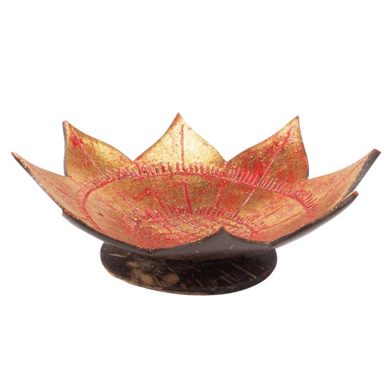 COCONUT SHELL SUN INCENSE BURNER