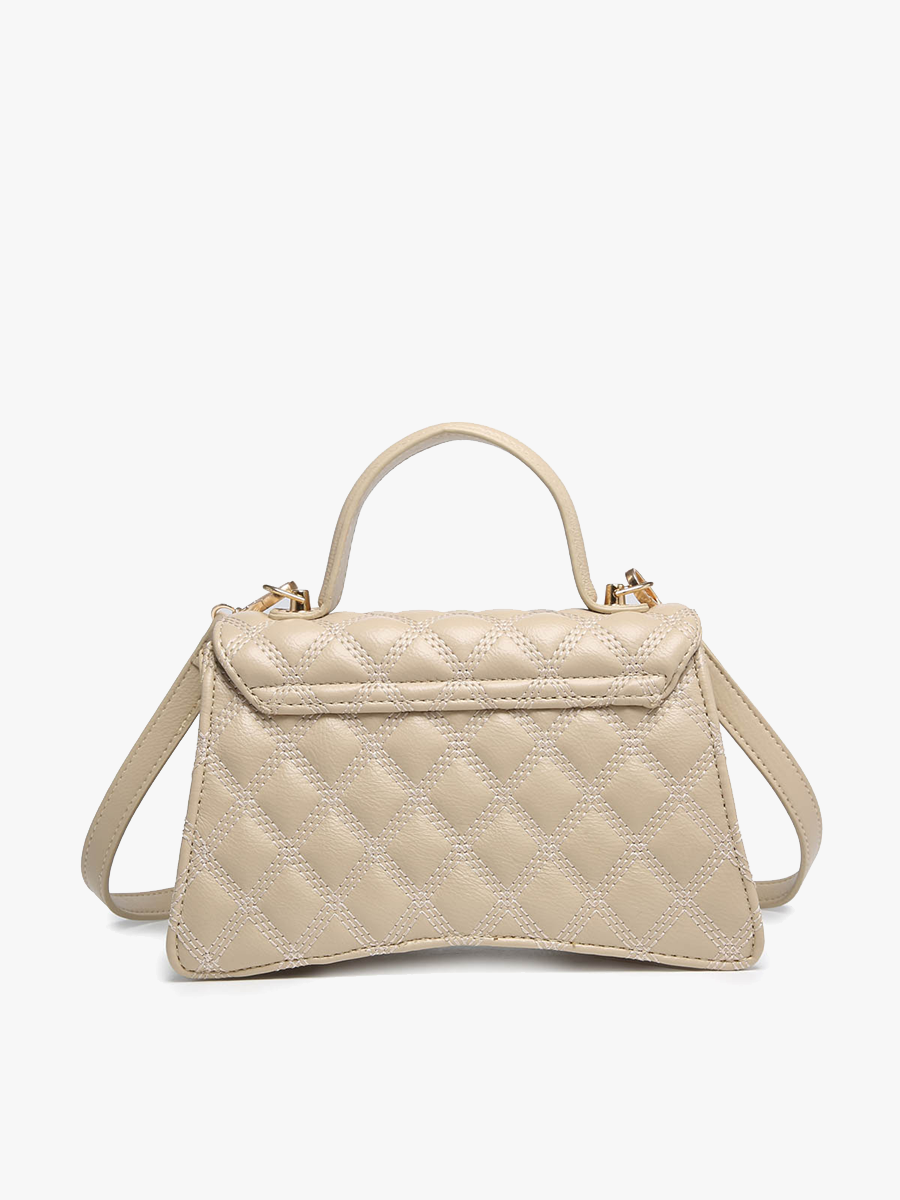 Leona Quilted Lion Head Satchel Bag | PP22013