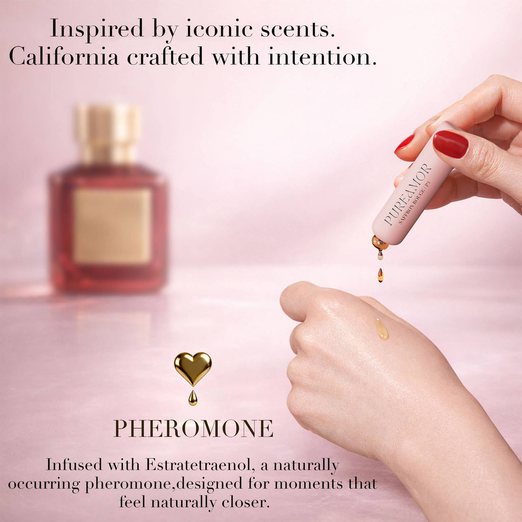 Saffron Rouge | Pheromone Keychain Perfume Oil - 2ml