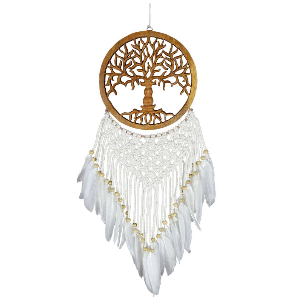 Wooden Tree Of Life Dreamcatcher