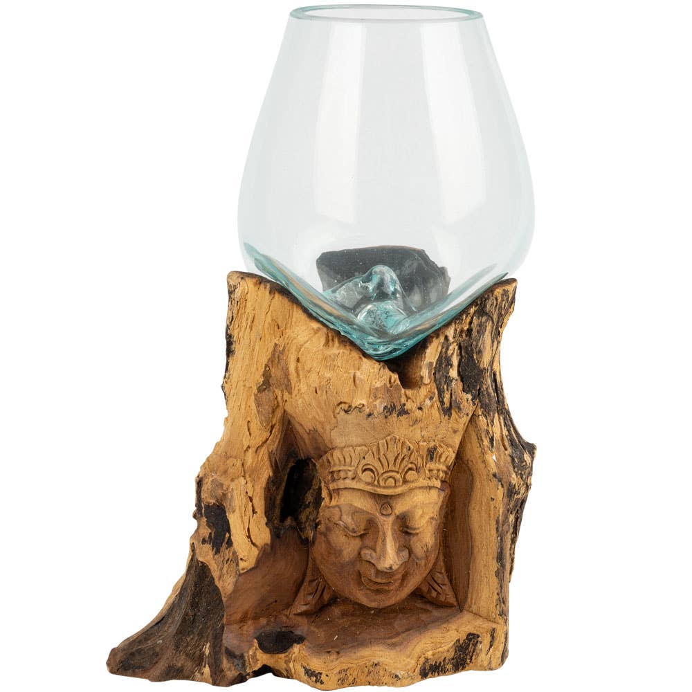 SARASWATI RECYCLED GLASS VASE