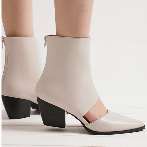 Arista 42 Cutout Block Heel Bootie