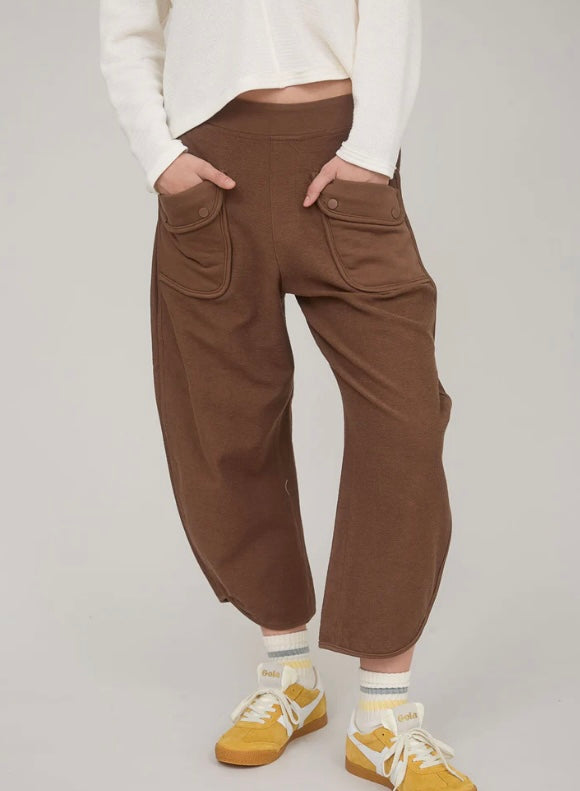 Relax Fit Barrel Knit Pants