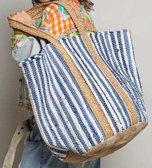 Woven Beach Bag Large