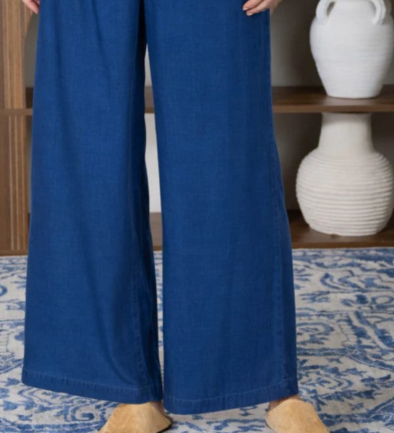 Chambray Blue Pants