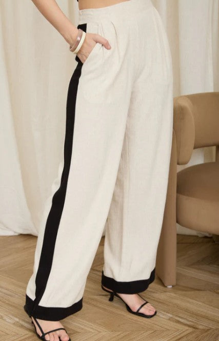 Linen Look Pants