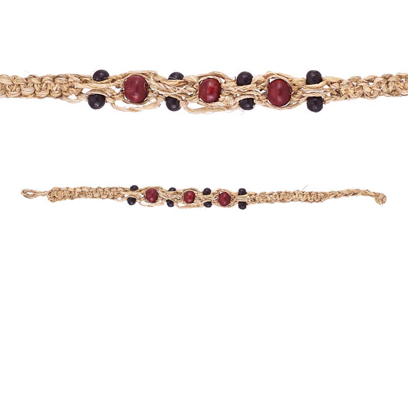 Hemp Bracelet/Anklet - Traditional Craft Resonance