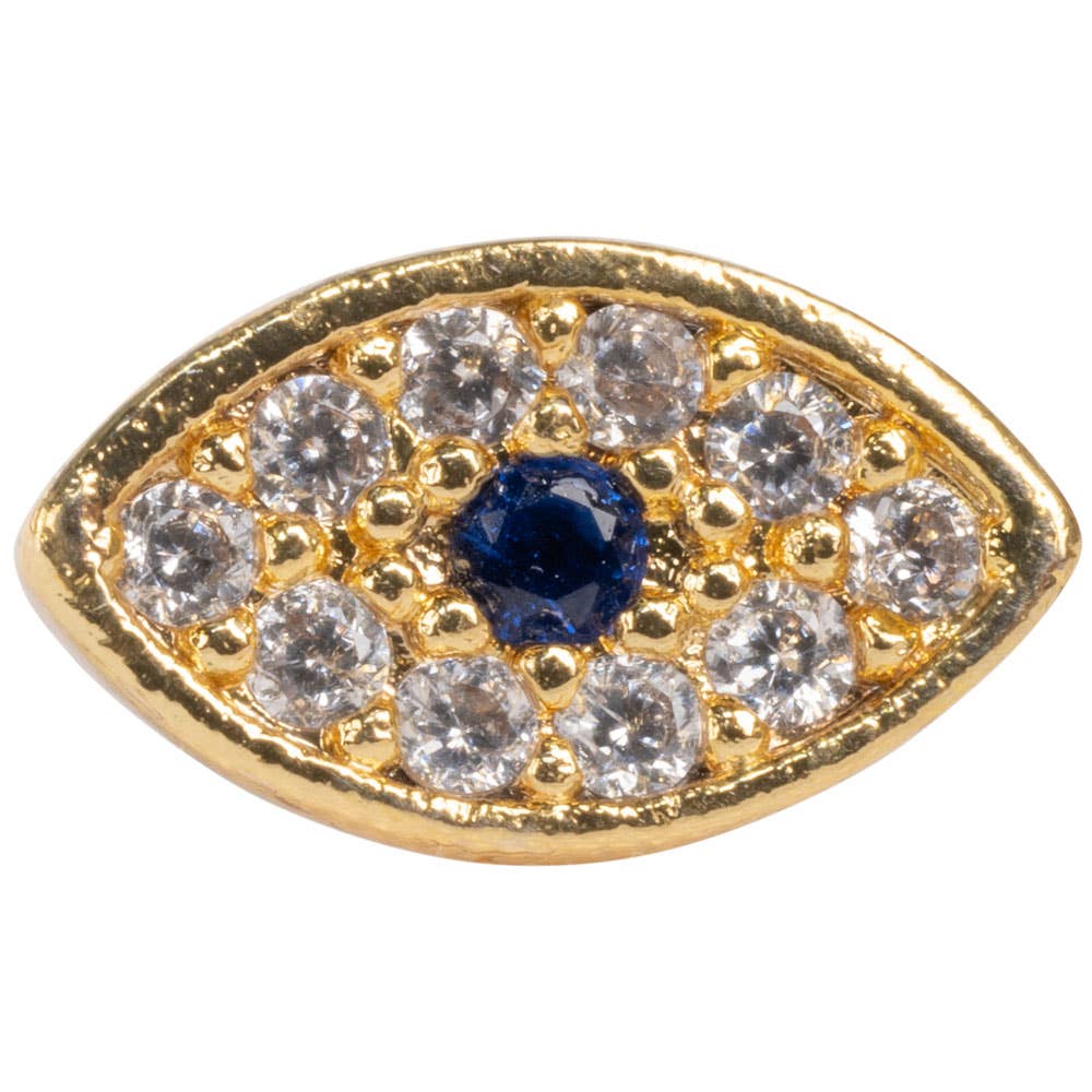 GOLD COLOR EVIL EYE STUDS