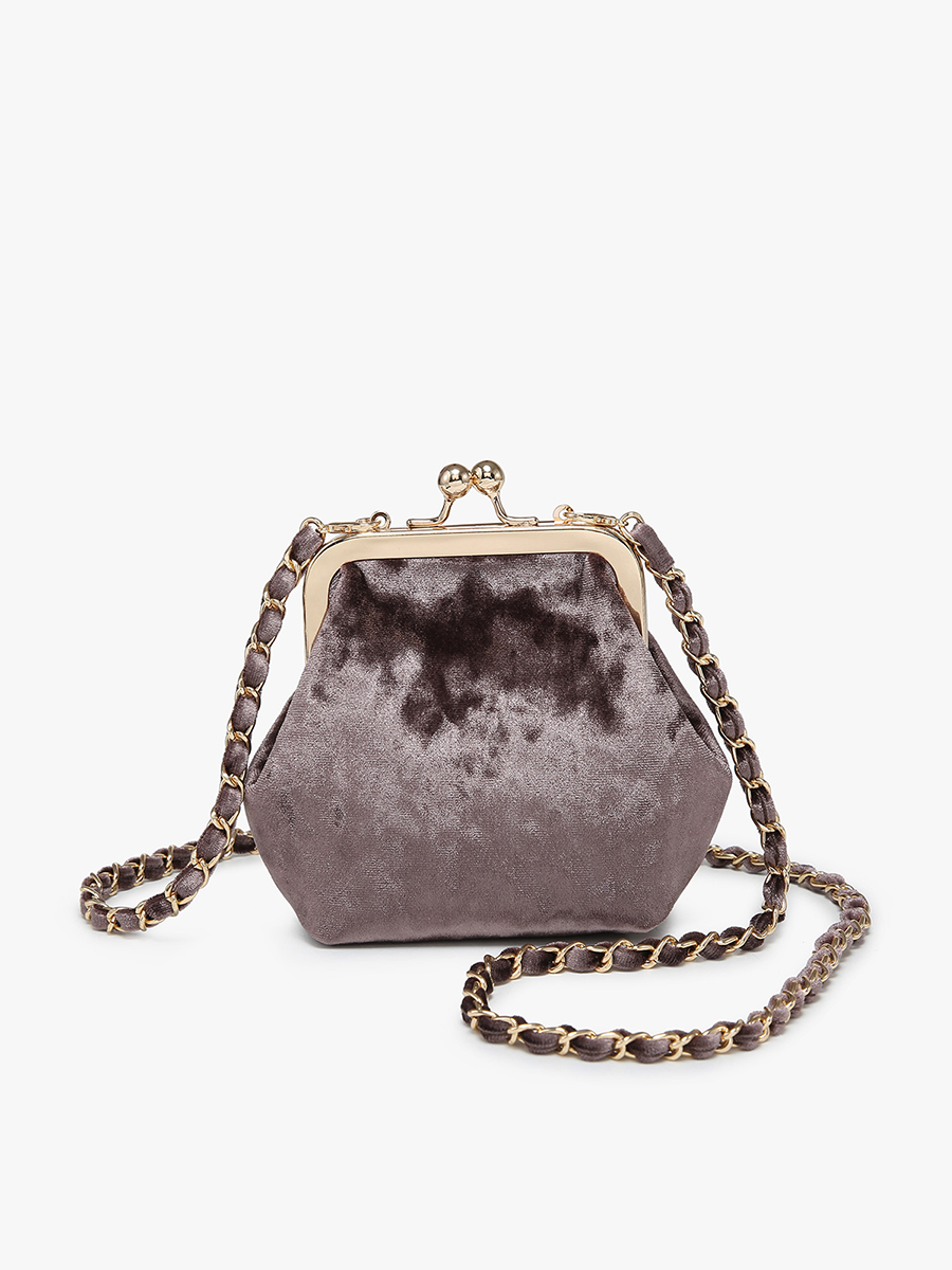 Cleo Velvet Coin Pouch Crossbody | CP2338V