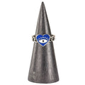 Heart Evil Eye Adjustable Ring