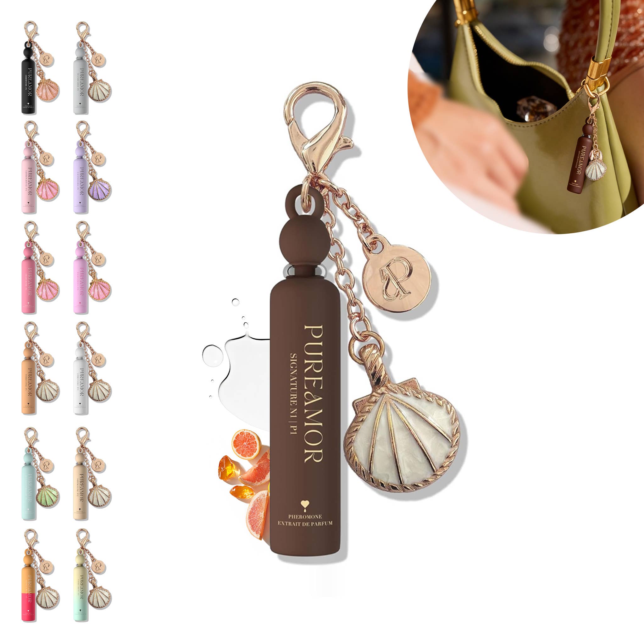 Signature N1 Pheromone Perfume Oil Keychain - 2ml Mini