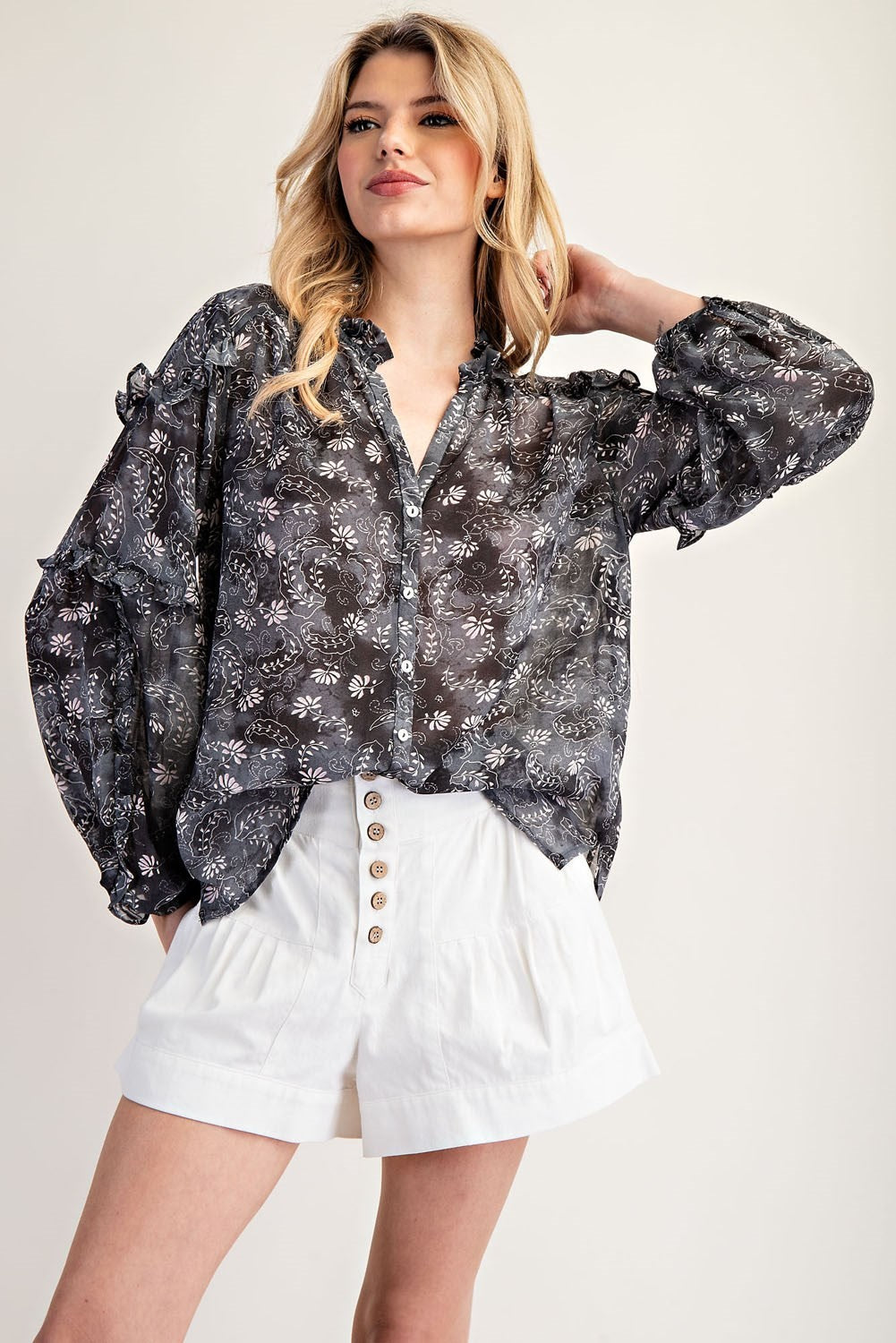 Flowy Floral Top