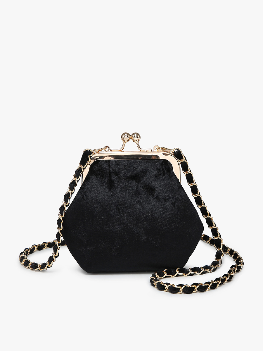 Cleo Velvet Coin Pouch Crossbody | CP2338V